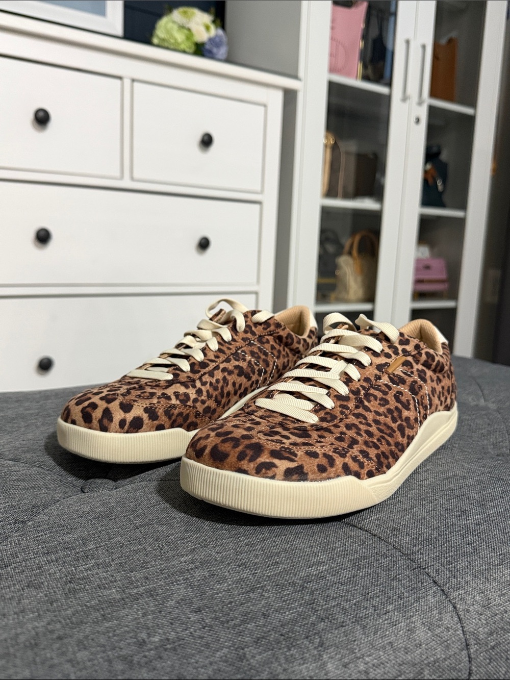 New! Dr. Scholl’s Women’s Leopard Sneakers - Size 8